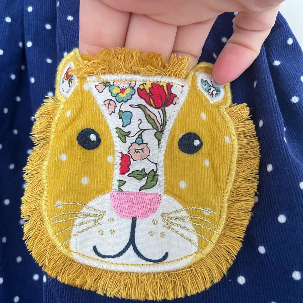 Mini Boden Lion Corduroy Skirt size 6-7 - Picture 3 of 7